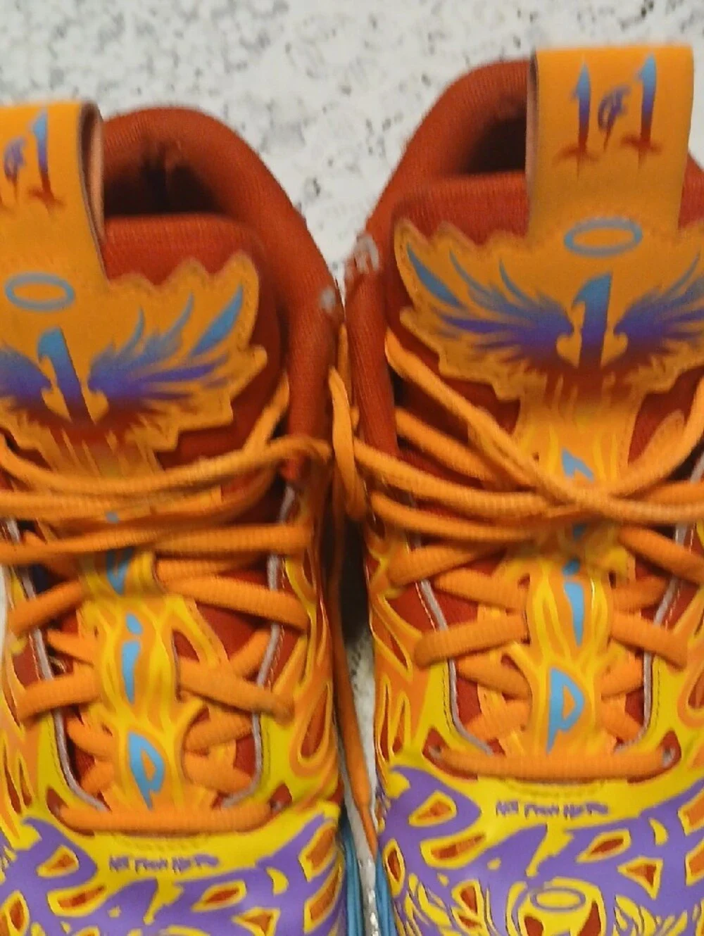 Puma MB.04 CAmelo Phoenix Basketball Shoes orange/blue/purple.(Not From Here)